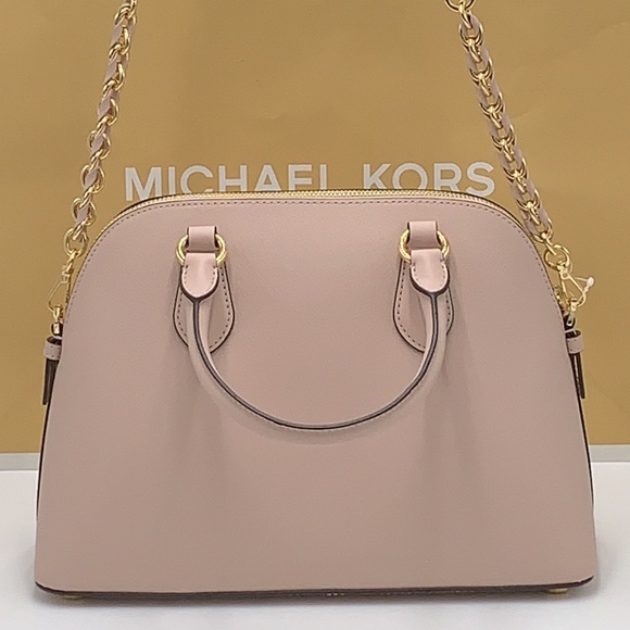 MICHAEL KORS VERONICA MEDIUM DOME
Saffiano Leather SATCHEL SOFT PINK COLOR - Picture 4 of 14
